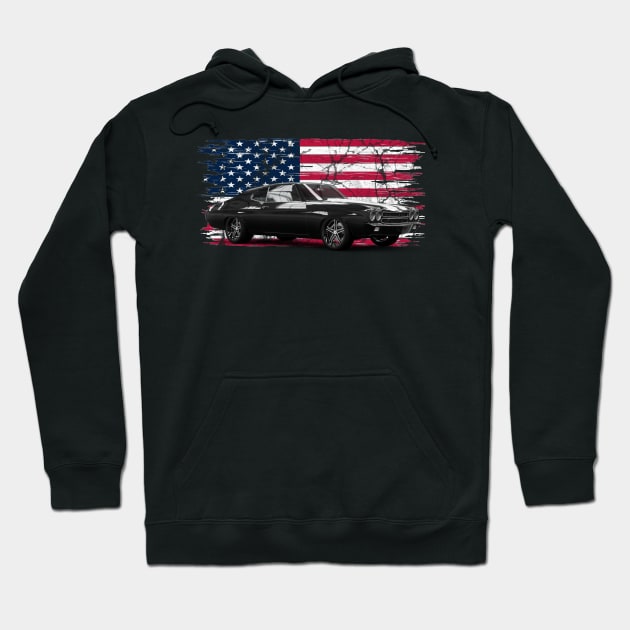 1970 Chevrolet Chevelle SS 454 Hoodie by JayD World